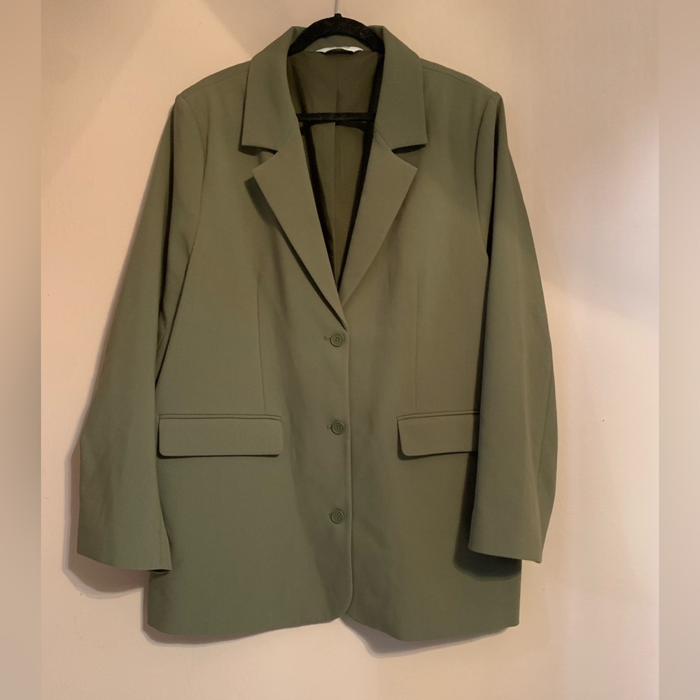 Smash + Tess Sage Green Blazer, oversized , XL, Scandi Girl - Picture 2 of 10